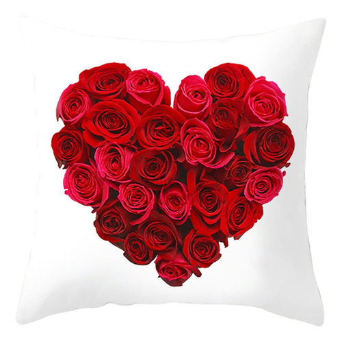 Funda De Almohada En L Para El Día De San Valentín, Diseño D