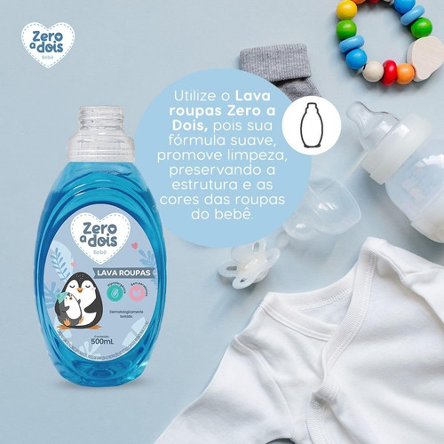 Lava Roupas Baby Zero a Dois 500ml