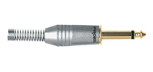 Proel S232 Ficha Plug 6,3mm Mono Nickel Satinado Dorado