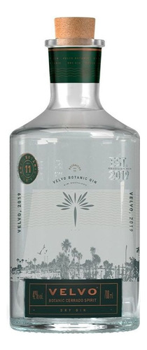 Velvo Botanic Cerrado Spirit Gin Brasileiro 700ml Sabor Cítrico