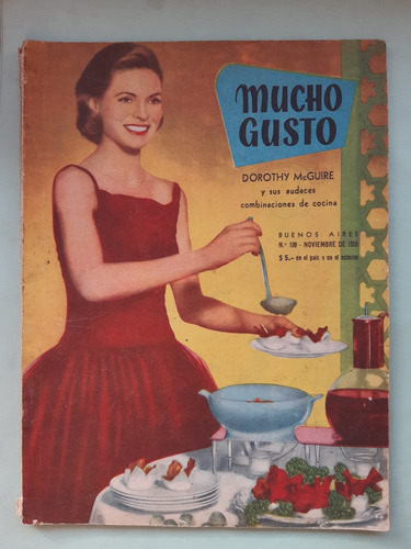 Revista Mucho Gusto 109 / 1955 / Dorothy Mc Guire