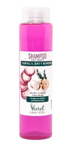 Shampoo Cebolla Y Romero Veeret 500ml - mL a $44