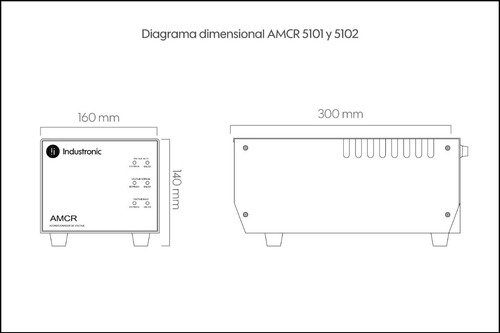 Industronic Acondicionador De Voltaje, 1000 Va, 120 Volts