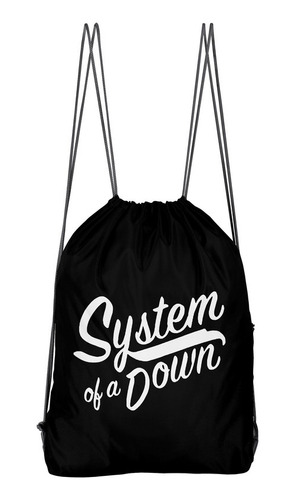 Bolso Deportivo System Of A Down White (d1085 Boleto.store)