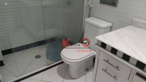 Imagem 13 de 17 de Cobertura Com 3 Dormitórios À Venda, 275 M² Por R$ 1.800.000,00 - Gonzaga - Santos/sp - Co0083