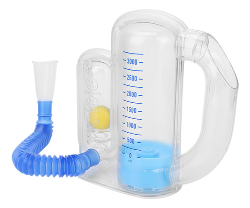 Ejercitador De Respiración Con Espirometría De 3000 Ml, Lung