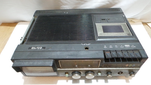 Imagem 2 de 9 de Antiga Tv A Cores Radio E Cassete Marca Disco Dsc 500 Br
