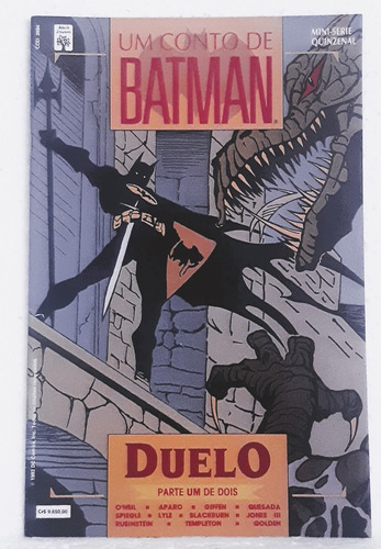 Hq Gibi Um Conto De Batman - Duelo - Minissérie Em 2 Edições ( Completa ) - Editora Abril 1992 (Usado)
