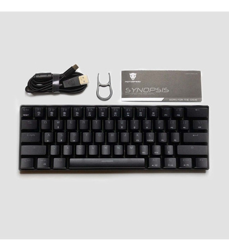 Imagen 3 de 3 de Teclado Mecánico Negro Ck61