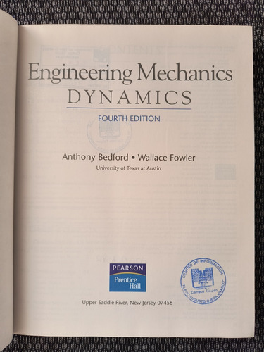 Engineering Mechanics Dynamics 5a Ed. Bedfor.fowler 2005