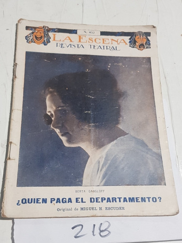 Quien Paga El Departamento La Escena Revista Teatral 