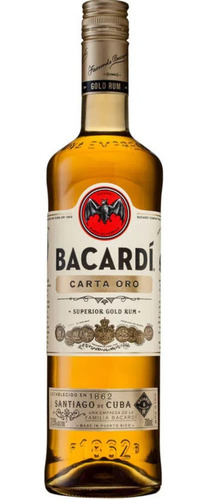 Ron Bacardi Carta Oro X 750 Ml. Quirino Bebidas