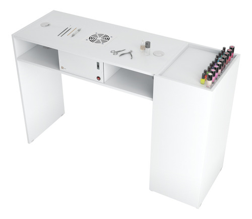 Mesa Manicure Sugnails Com Apoio De Pé Acompanhamento