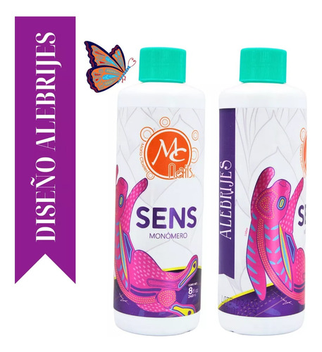 Monomero Mc Nails, Líquido Acrílico 8 Onzas Para Uñas. 240ml