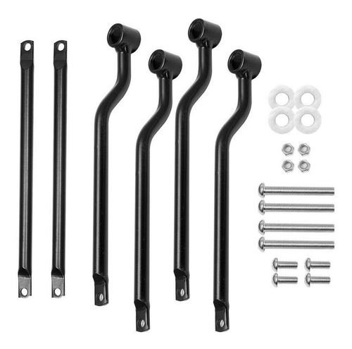 Soportes Alforjas Moto Harley Yamaha Honda Maletas Negro