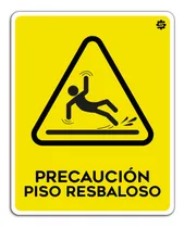 Comprar Señalamiento Piso Resbaloso Peligro Precaucion 25x35 Letrero