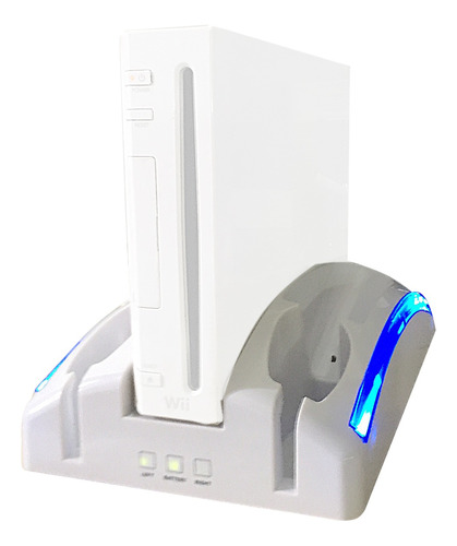 Base Soporte Ventilador Fan Cooler  Luz Nintendo Wii 