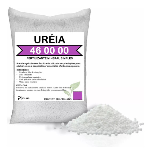 Ureia 5 Kg Adubo Fertilizante Granulado Plantas Vasos Flores
