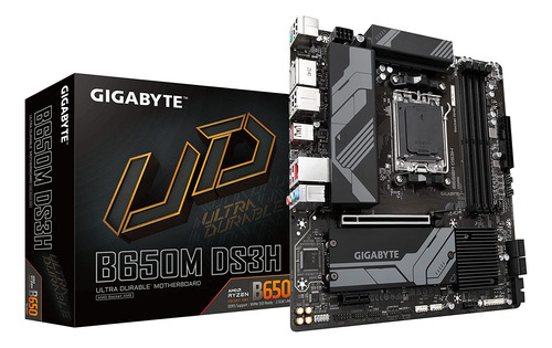 Mb Gigabyte B650m Ds3h Amd Ryzen 7000series Ddr5/128mb Usb-c