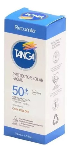 Protector Solar Facial Tanga Con Color - mL a $800