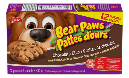 Galletas Suaves Con Chispas De Chocolate 12 Bolsas 480 G