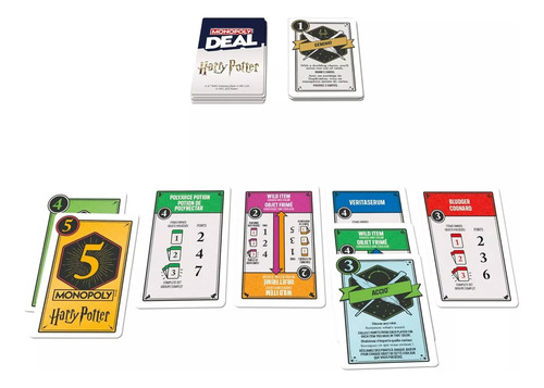Hasbro Monopoly Deal Harry Potter 0717 Español