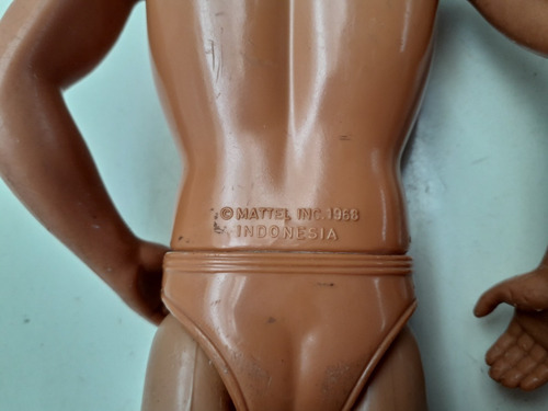 Boneco Ken Barbie Mattel Usado - 1968 Indonesia Leia Descriç (Usado)