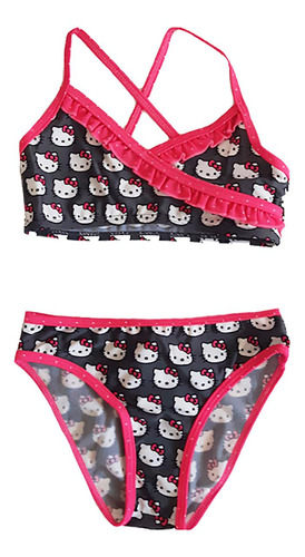 Traje De Baño Niña 02 Piezas Hello Kitty S136045-29