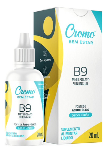 B9 Metilfolato Cromo Bem Estar