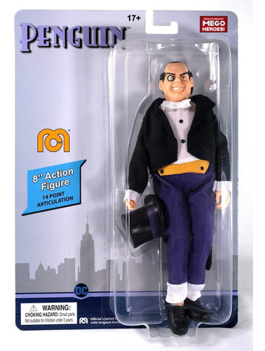 Mego Penguin Muñeco Pinguino Dc Batman Villan Juguete Figura