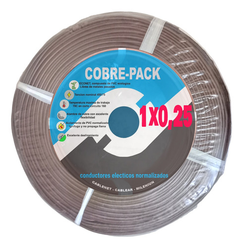 Cable Unipolar 1x0,75 Mm X Rollo De 200 Metros 100%cobre