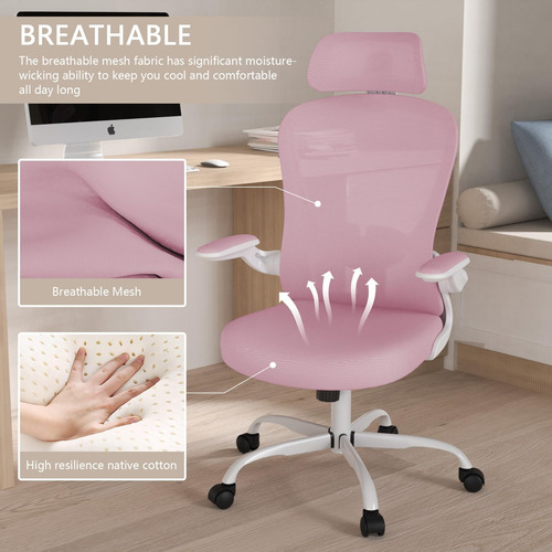 Silla De Oficina, Silla De Escritorio Ergonómica Con Respald