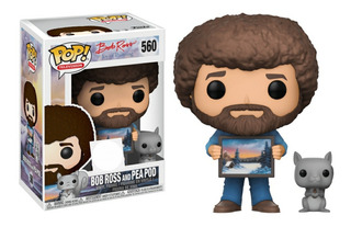 Funko Pop Llavero Tvbob Ross Coleccionable Figura Multicolor Funko Pop Llavero Tvbob Ross Coleccionable Figura Multicolor