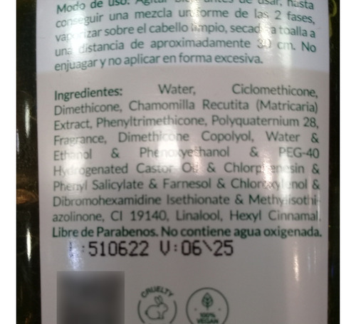 Biferdil Spray Manzanilla Bifase X125ml