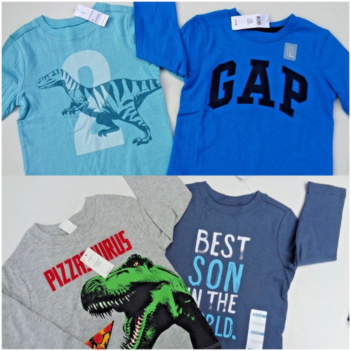 Camiseta Gap Infantil  Original Varias Cores Camiseta 