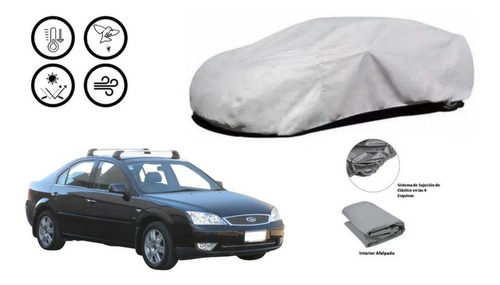 Car Cover Ford Mondeo 2002 Afelpada.