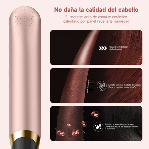 Z Rizador De Pelo Recto De Control De Temperatura