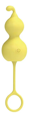 Bolas Kegel Lilo Con Vibración Térmicas - Recargables Color Amarillo