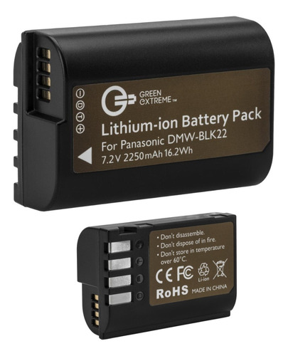 Batería Panasonic Dmw-blk22 2250mah Green Extreme