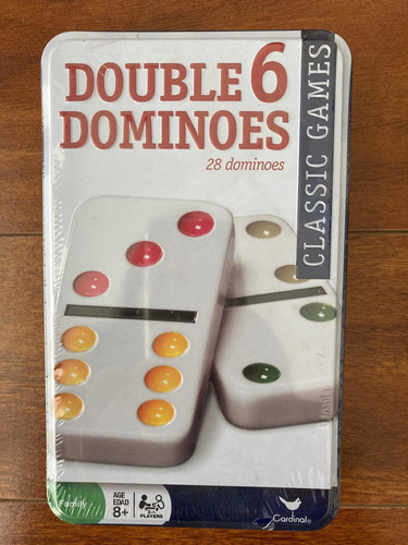 Juego Double 6 Dominoes (dominó) Marca Cardinal, Nuevo