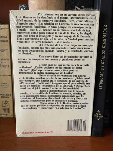 La Rebelión De Lucifer J.j. Benitez (nu) Evo (Usado)
