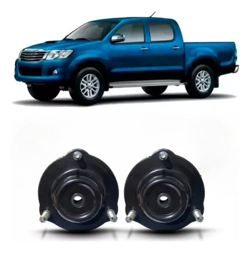 2 Coxim Batente Suspensão Dianteira Toyota Hilux 2004/2015