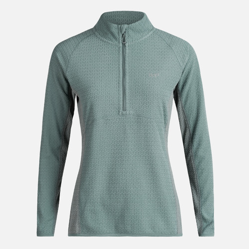 Poleron Mujer Jacaranda Nano-f 14 Zip Jade Oscuro Lippi