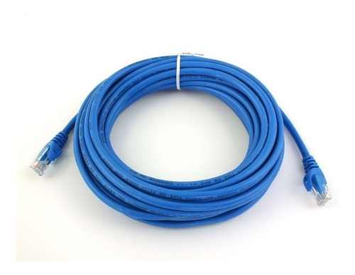 Cable Utp Cat6-e Red Internet Ponchado 20 Mtrs