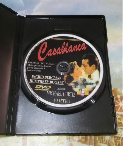 Pelicula Dvd Casa Blanca (1942) (parte 1) Nueva !! 