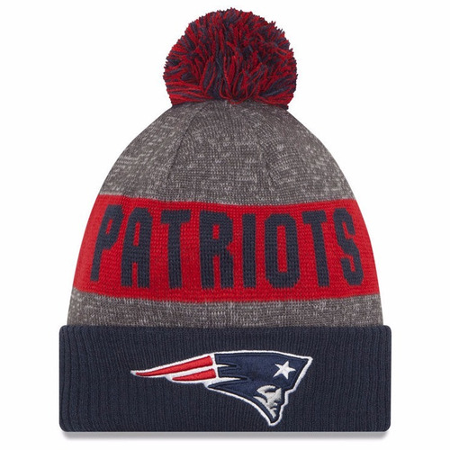 New England Patriots New Era Polar Beanie Gorro Lana Pom Nfl