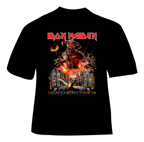 Polera Iron Maiden - Ver 060 - Legacy Of The Beast Tour