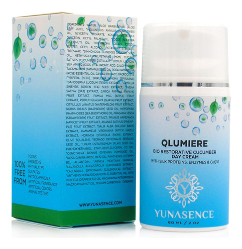 Yunasence Qlumiere Crema De Pepino Calmante Biorestauradora