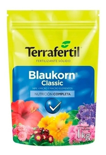 Blaukorn Nitrofoska Macro Micronutriente Terrafertil 1k Grow