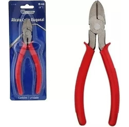 Alicate Corte Diagonal 15cm 6 Polegadas Western V-28